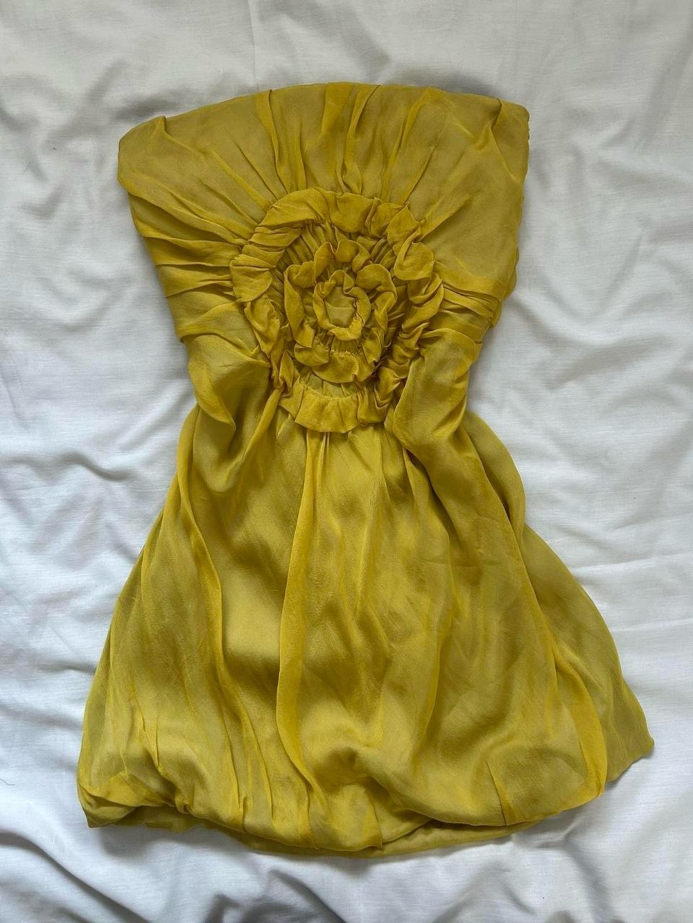 Anthropologie brand silk mini dress, S